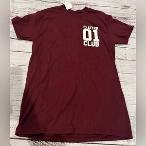 Women's Maroon Players Club Tee